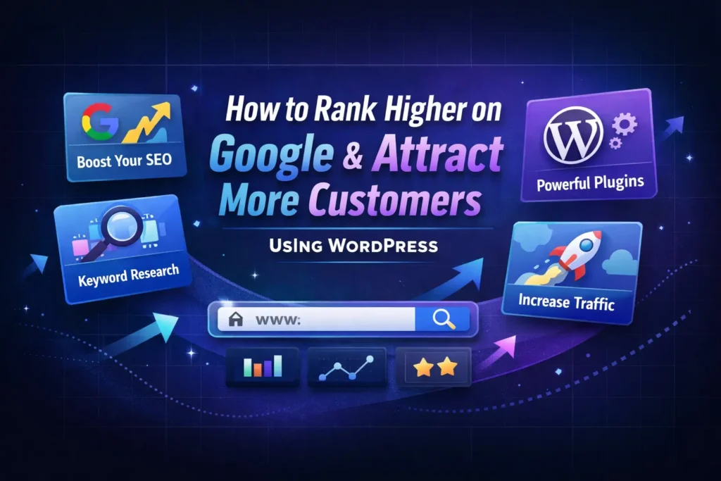 How to Rank Higher on Google and Attract More Customers using WordPress